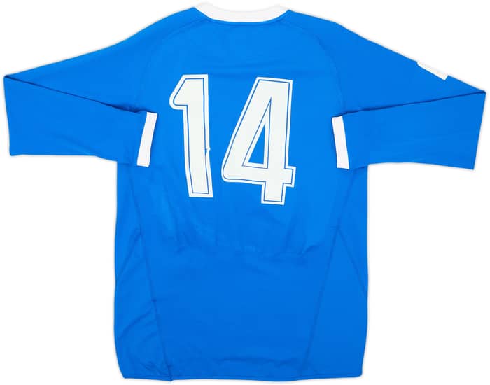 2011-12 Siracusa Match Issue Home L/S Shirt #14