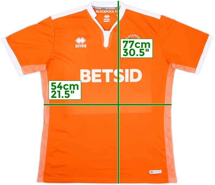 2018-19 Blackpool Home Shirt - 8/10 - (XXL)