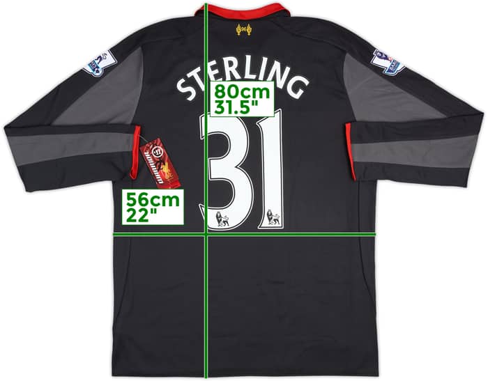 2014-15 Liverpool Third L/S Shirt Sterling #31 (XL)