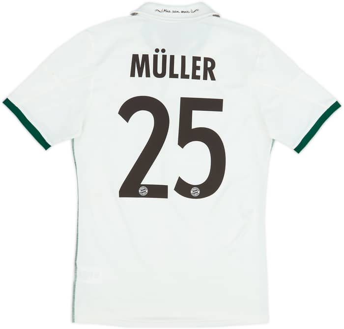 2013-14 Bayern Munich Player Issue Away Shirt Muller #25 - 6/10 - (M)