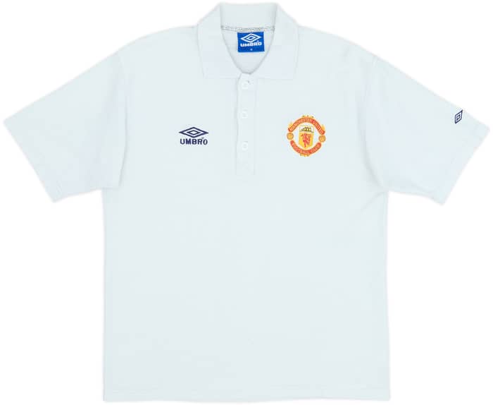 1998-99 Manchester United Umbro Polo Shirt - 8/10 - (M)