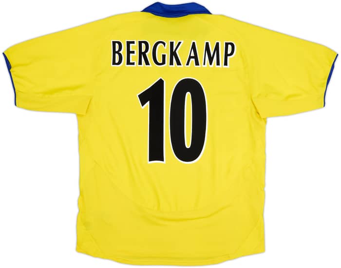 2003-05 Arsenal Away Shirt Bergkamp #10 - 8/10 - (L)