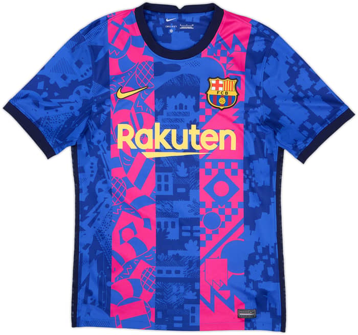2021-22 Barcelona Third Shirt Gavi #30 - 9/10 - (S)
