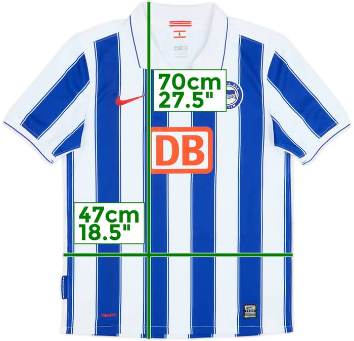 2009-10 Hertha Berlin Home Shirt - 8/10 - (XL.Boys)
