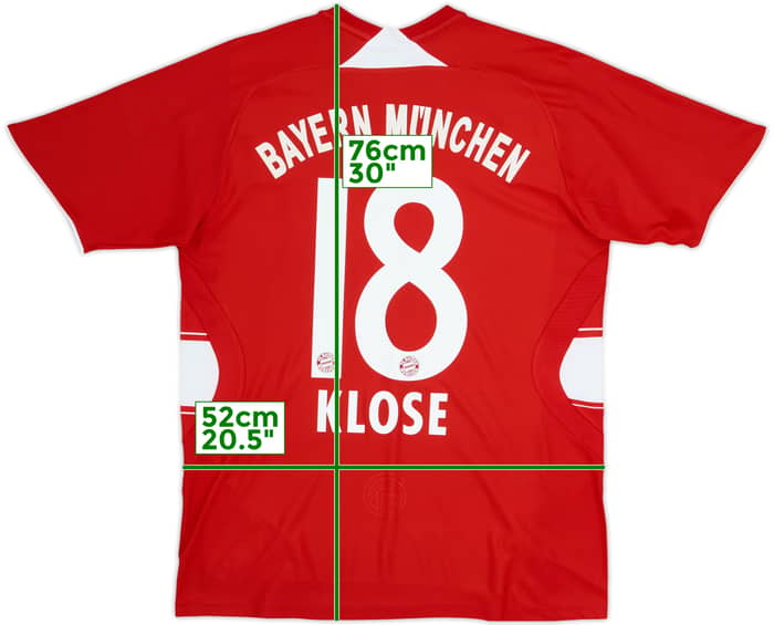 2008-09 Bayern Múnich Camiseta Local Klose #18 - 7/10 - (XL.Boys)
