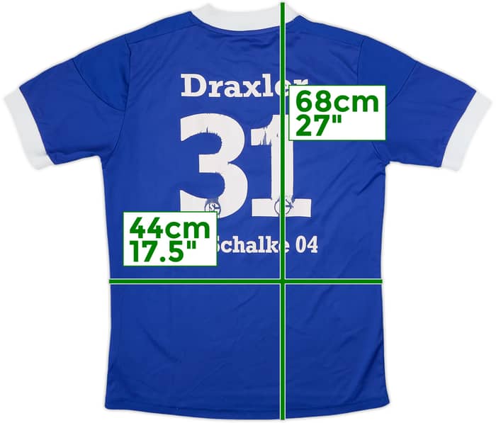 2012-14 Schalke Home Shirt Draxler #31 - 4/10 - (13-14 Years)