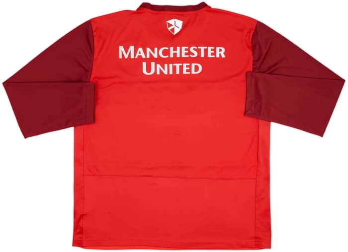 2011-12 Manchester United Nike Training L/S Shirt - 4/10 - (XL)