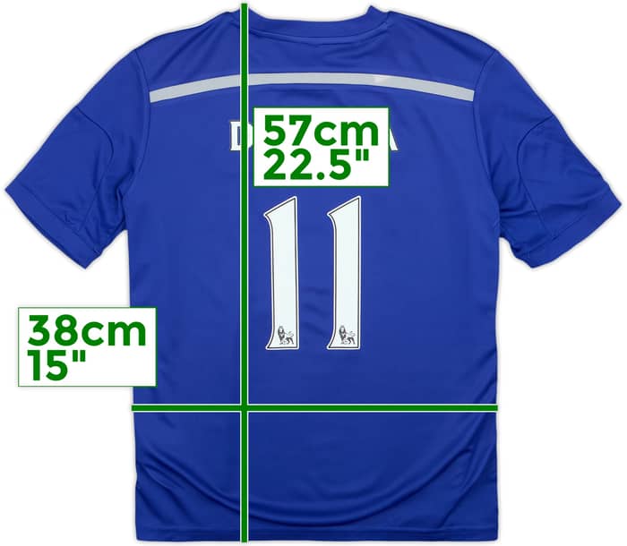 2014-15 Chelsea Home Shirt Drogba #11 - 6/10 - (11-12 Years)