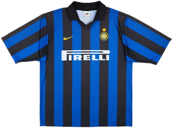 1998-99 Inter Milan Basic Home Shirt Ronaldo #9 - 9/10 - (M)