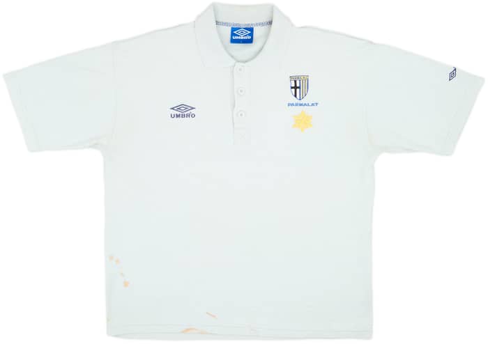 1995-96 Parma Umbro Polo Shirt - 4/10 - (L)