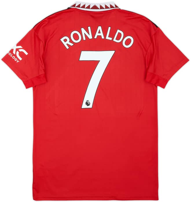 2022-23 Manchester United Home Shirt Ronaldo #7 - 6/10 - (M)
