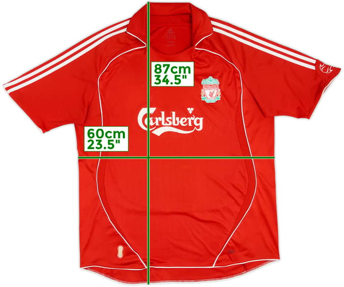 2006-08 Liverpool Home Shirt - 4/10 - (XXL)