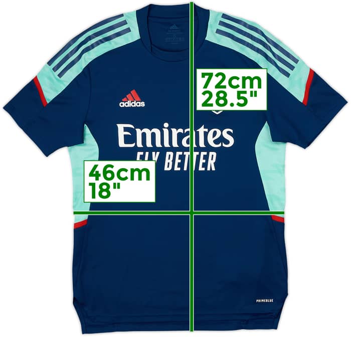 2021-22 Arsenal adidas Training Shirt - 9/10 - (S)