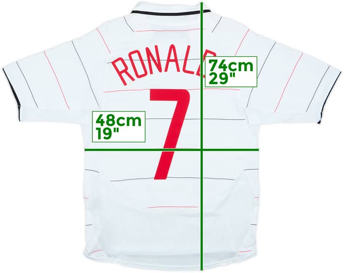 2003-05 Manchester United Camiseta de Tercera Ronaldo #7 - 8/10 - (S)