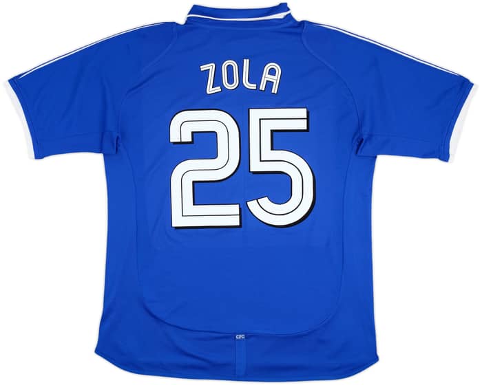 2001-03 Chelsea Home Shirt Zola #25 - 7/10 - (L)