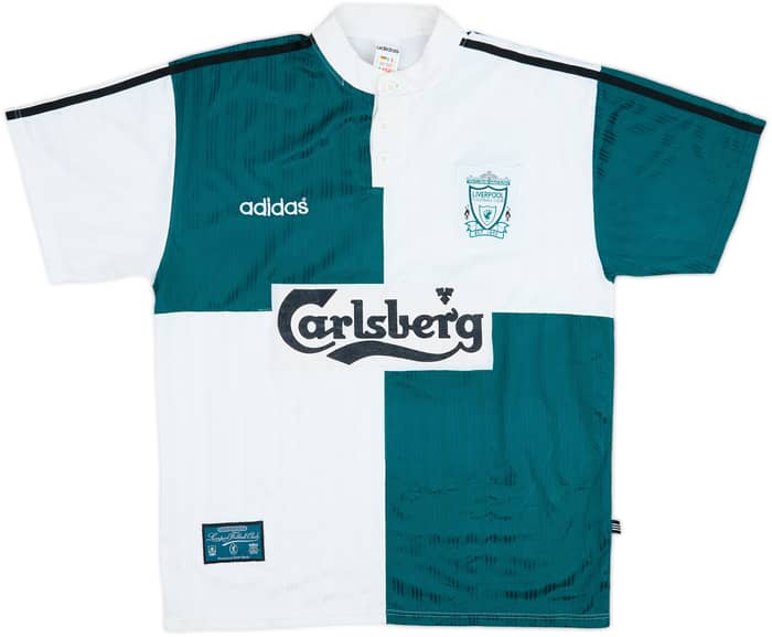 1995-96 Liverpool Camiseta Visitante - 8/10 - (XL)