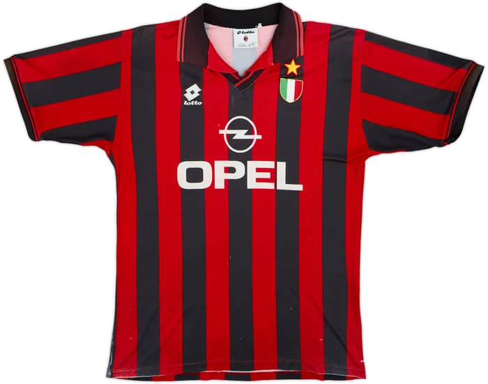 1996-97 AC Milan Home Shirt - 5/10 - (L)
