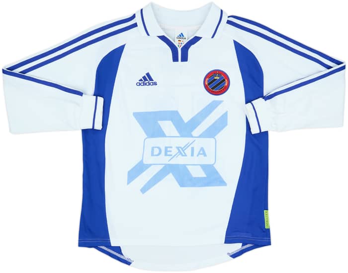 2000-02 Club Brugge Away L/S Shirt #11 - 5/10 - (13-14 Years)
