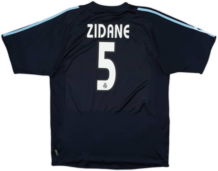 2003-04 Real Madrid Away Shirt Zidane #5 - 6/10 - (L)