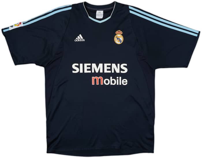 2003-04 Real Madrid Away Shirt Zidane #5 - 6/10 - (L)