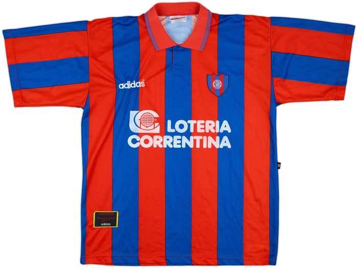 1996-97 CA Huracan Corrientes Match Issue Home Shirt #5