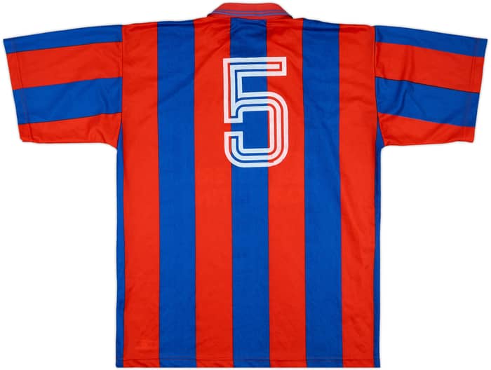 1996-97 CA Huracan Corrientes Match Issue Home Shirt #5
