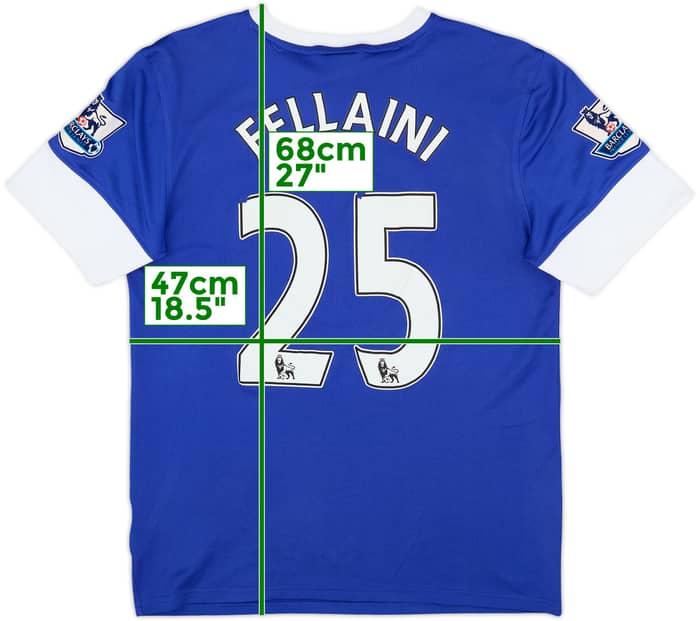 2012-13 Everton Home Shirt Fellaini #25 - 6/10 - (M)