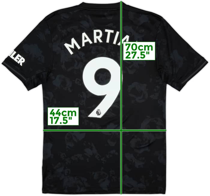 2019-20 Manchester United Third Shirt Martial #9 - 9/10 - (S)