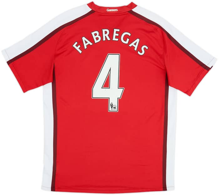 2008-10 Arsenal Home Shirt Fabregas #4 - 6/10 - (M)