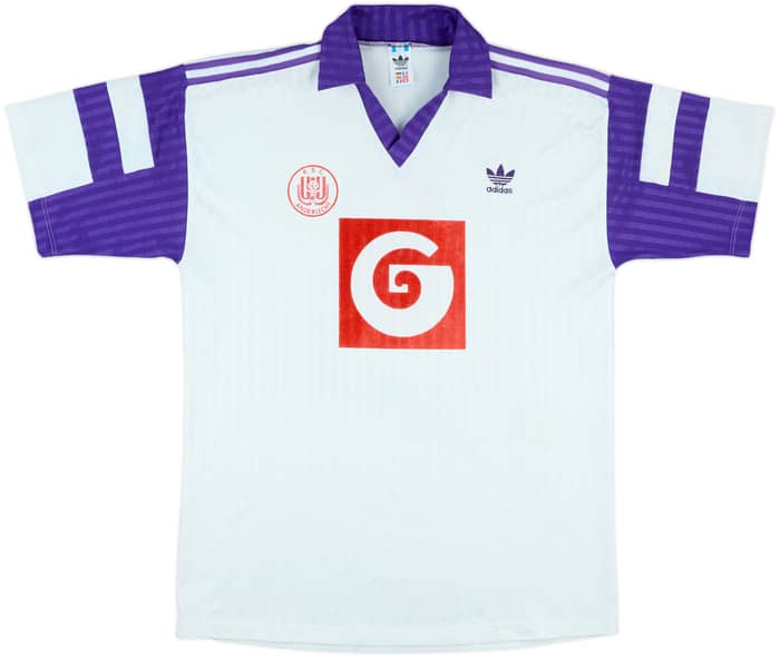 1990-91 Anderlecht Match Issue Home Shirt #6