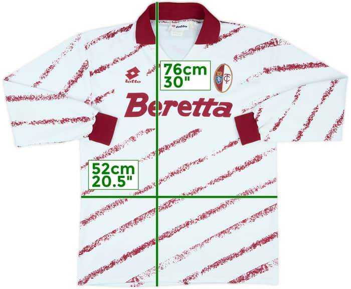 1993-94 Torino Match Issue Away L/S Shirt #3