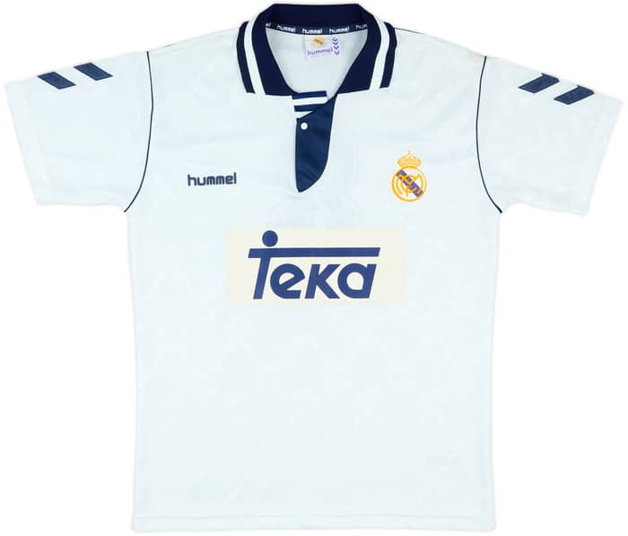 1992-93 Real Madrid Match Issue Home Shirt #8