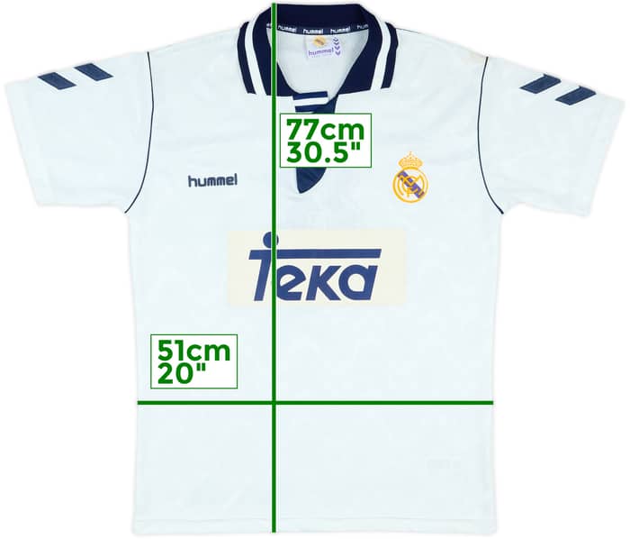 1992-93 Real Madrid Match Issue Home Shirt #8