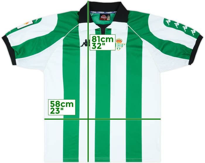 1998-99 Real Betis Match Issue Home Shirt Ito #15