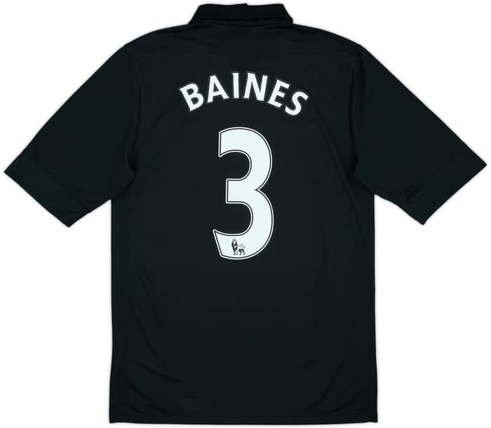 2012-13 Everton Away Shirt Baines #3 - 10/10 - (S)