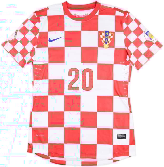 2012-13 Croatia Player Issue Home Shirt Petric #20 - 8/10 - (L)
