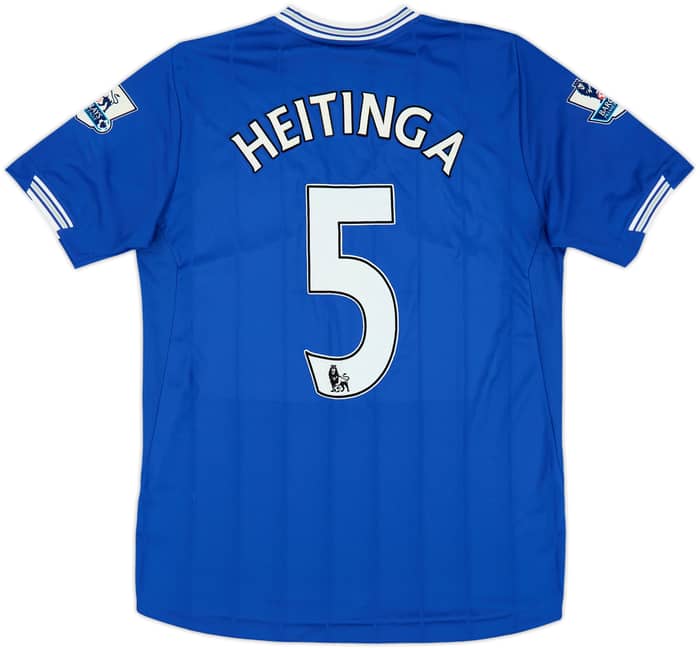 2009-10 Everton Home Shirt Heitinga #5 - 8/10 - (M)
