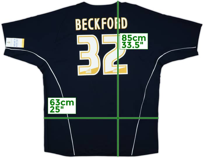 2005-06 Leeds United Away Shirt Beckford #32 (XL)