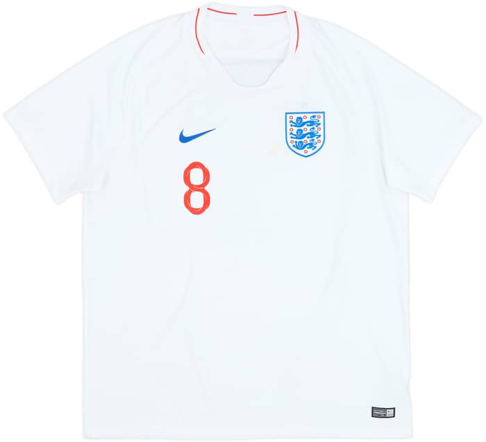 2018-19 England Home Shirt Henderson #8 - 6/10 - (XXL)