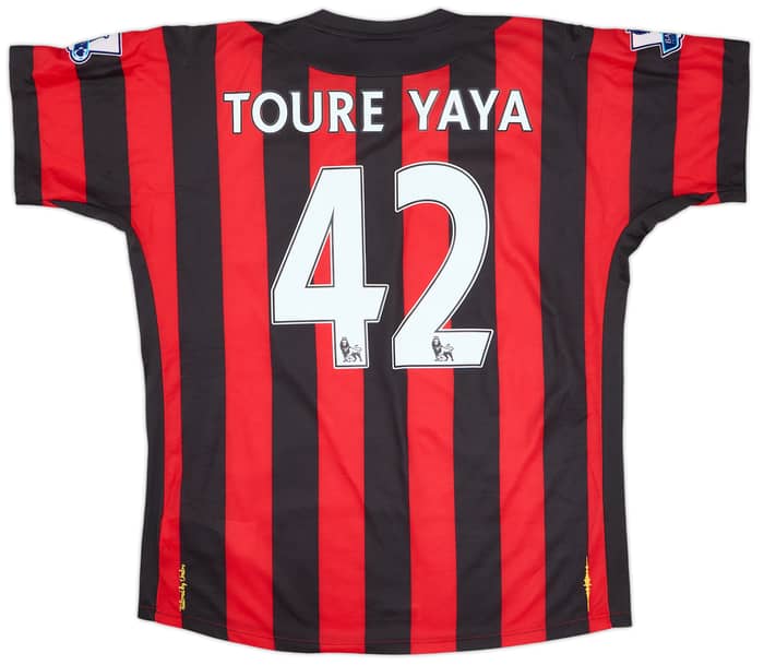 2011-12 Manchester City Away Shirt Toure Yaya #42 (L)