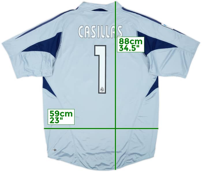 2004-05 Real Madrid GK S/S Shirt Casillas #1 (L)