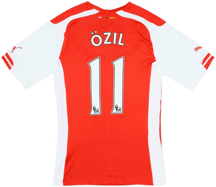 2014-15 Arsenal Player Issue (ACTV Fit) Home Shirt Ozil #11 (L)