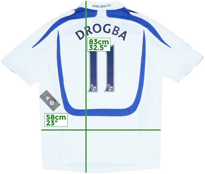 2007-08 Chelsea Third Shirt Drogba #11 (L)