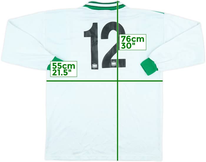 2000-02 North Ferriby United Match Issue Home L/S Shirt #12