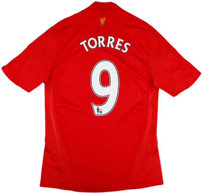 2008-10 Liverpool Home Shirt Torres #9 - 7/10 - (S)