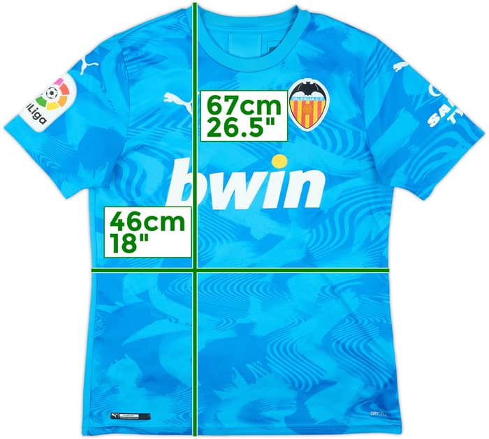 2019-20 Valencia Third Shirt - 8/10 - (S)