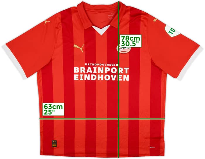 2023-24 PSV Home Shirt - 8/10 - (XXL)
