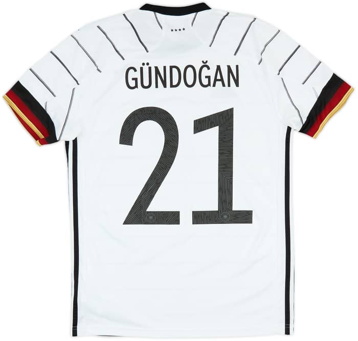 2020-21 Germany Home Shirt Gundogan #21 - 10/10 - (M)