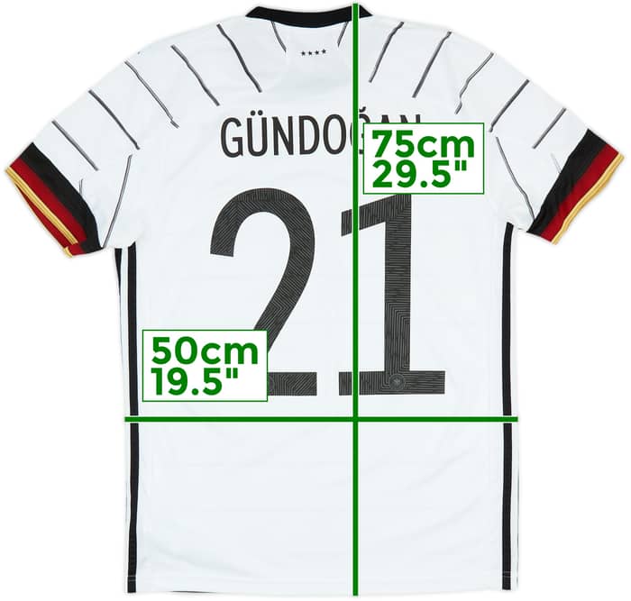 2020-21 Germany Home Shirt Gundogan #21 - 10/10 - (M)