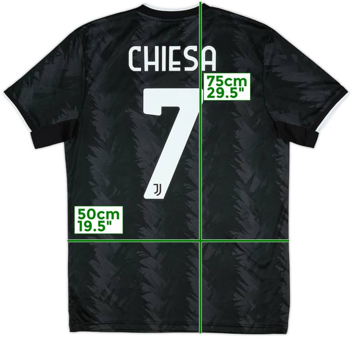 2022-23 Juventus Away Shirt Chiesa #7 - 10/10 - (M)